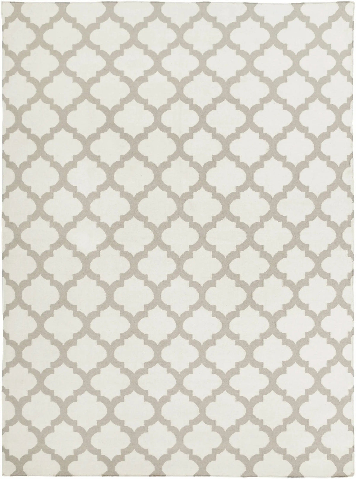 Banks Ivory/Gray Trellis Wool Rug - Clearance, photo 6 of 10