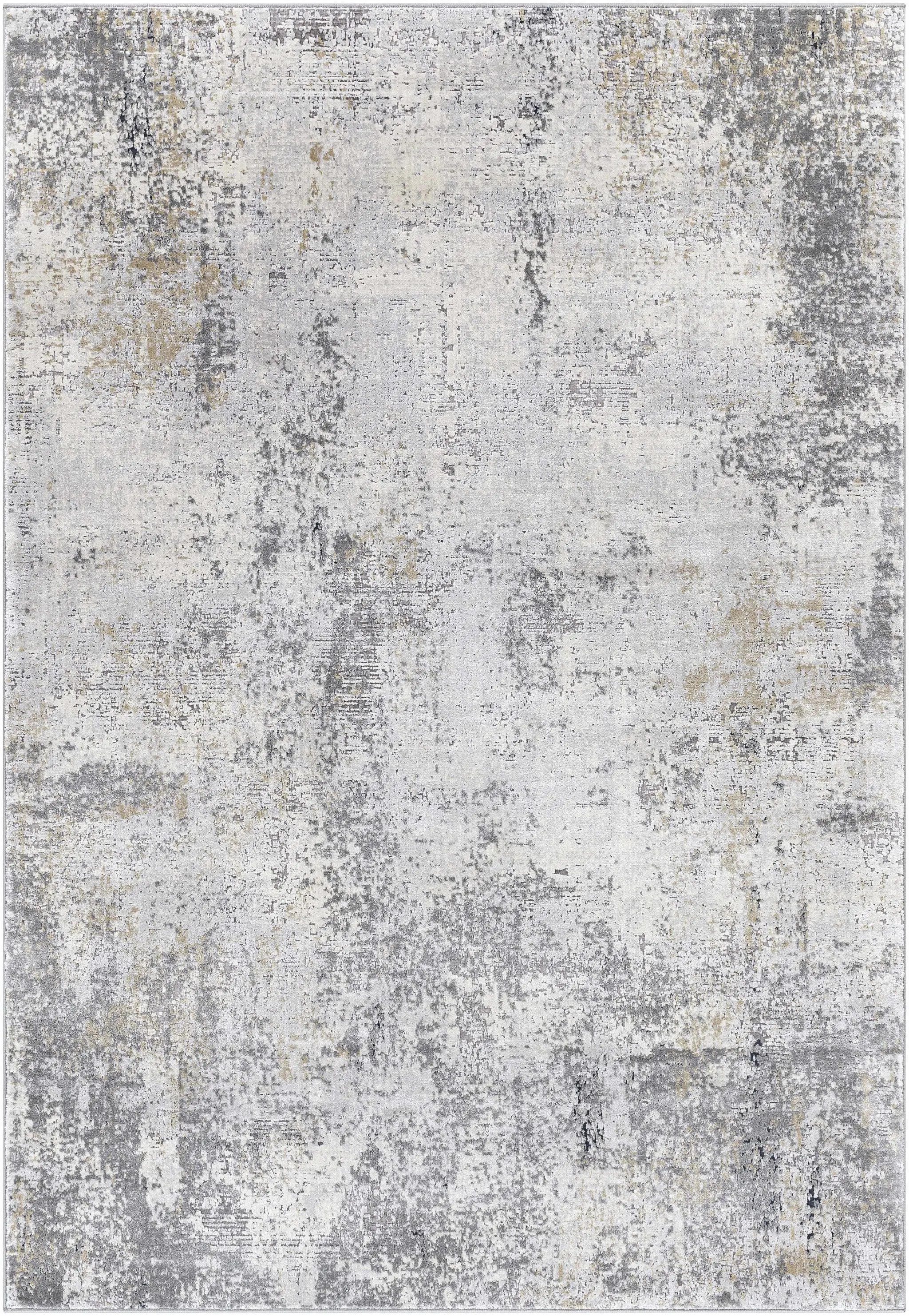 Baranduda Abstract Gray Luxe Rug - Clearance by Boutique Rugs