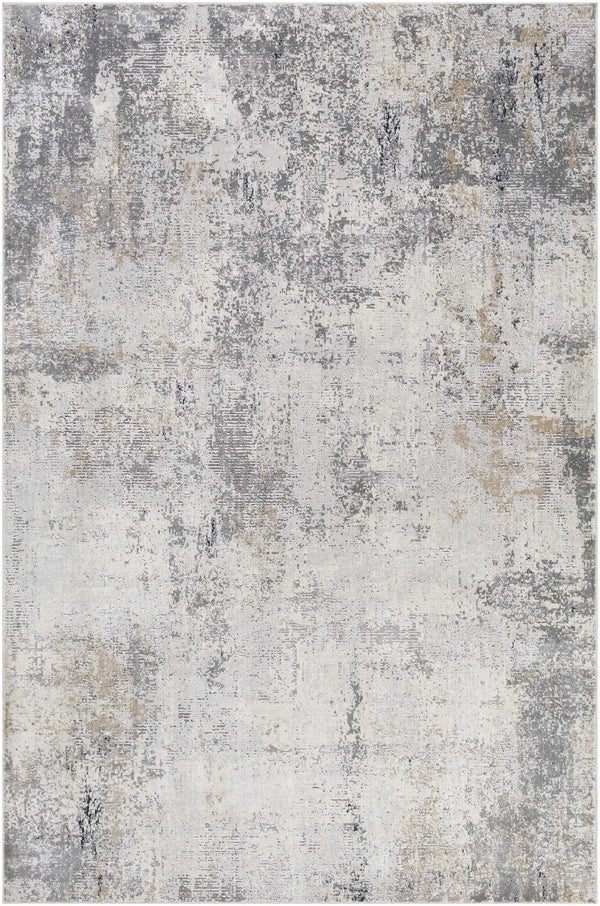 Baranduda Abstract Gray Luxe Rug - Clearance