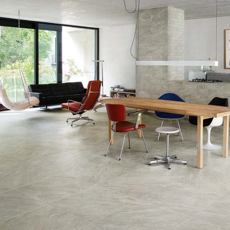 Bardiglio Gray Honed Subway Marble Look Porcelain Tiles 4x12 Porcelain Honed 4x12 Tiles — 2