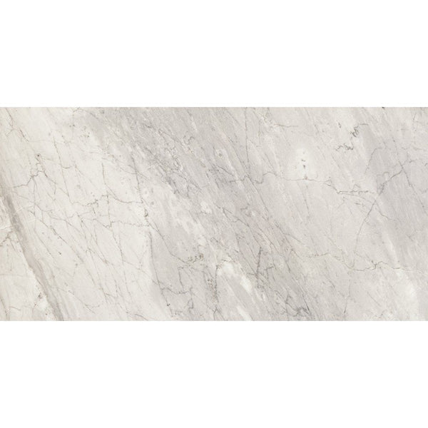 Bardiglio Gray Polished&amp;rectified Marble Look Porcelain Tiles 12x24