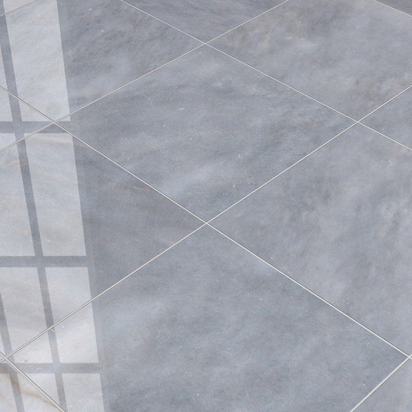 Bardiglio Light Polished Marble Tiles 18x18