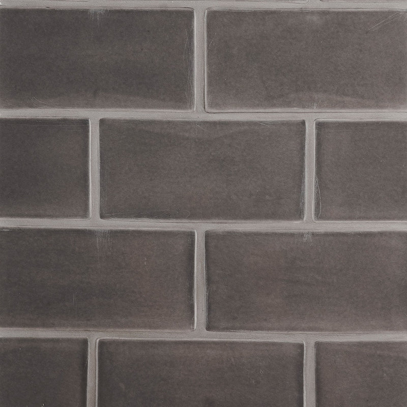 Coffee Glossy Subway Ceramic Tiles 3x6 Ceramic Glossy 6x6 Tiles — 2