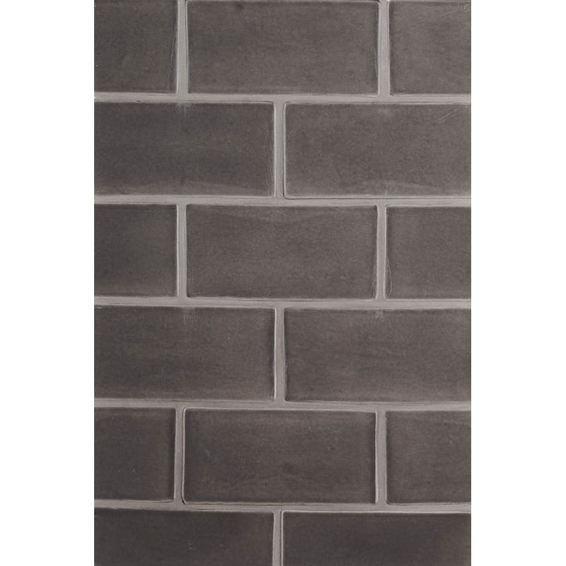 Coffee Glossy Subway Ceramic Tiles 3x6 Ceramic Glossy 6x6 Tiles — 3