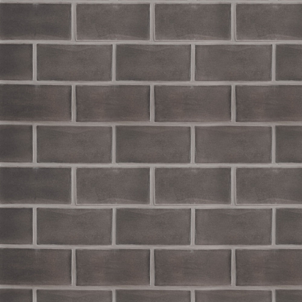 Coffee Glossy Subway Ceramic Tiles 3x6 Ceramic Glossy 6x6 Tiles