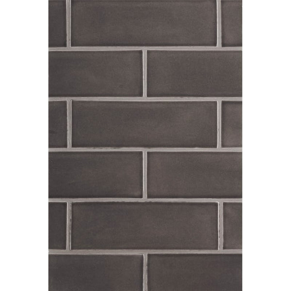Coffee Glossy Subway Ceramic Tiles 3x9
