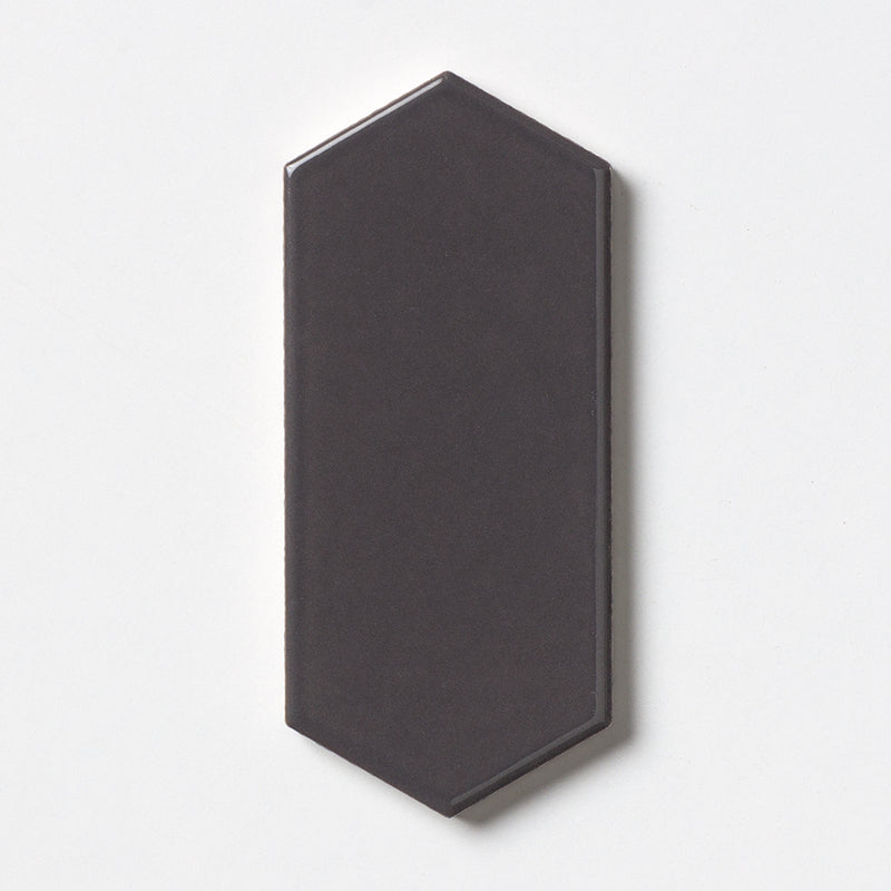 Coffee Glossy Picket Ceramic Tiles 3x6 Ceramic Glossy 6x6 Tiles