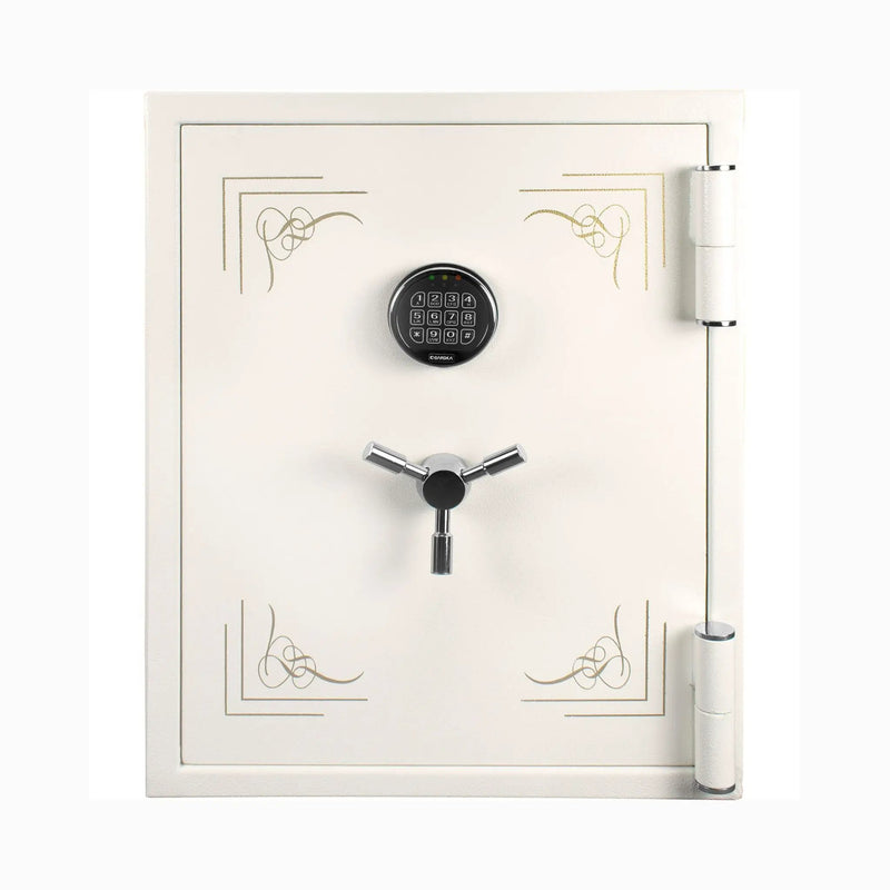 Barska 2.75 CF White Fireproof Jewelry Safe With Jewelry Storage Drawer (SAK69047) by SAKSBY WHOLESALE
