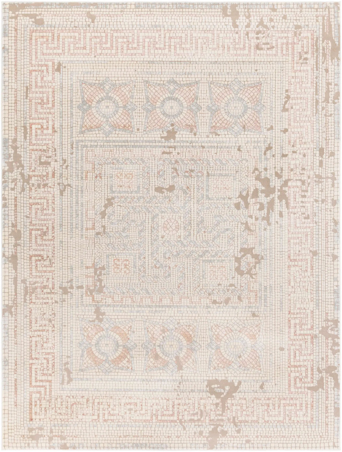 Terlingua Blush Greek Mosaic Carpet - Clearance, photo 8 of 10