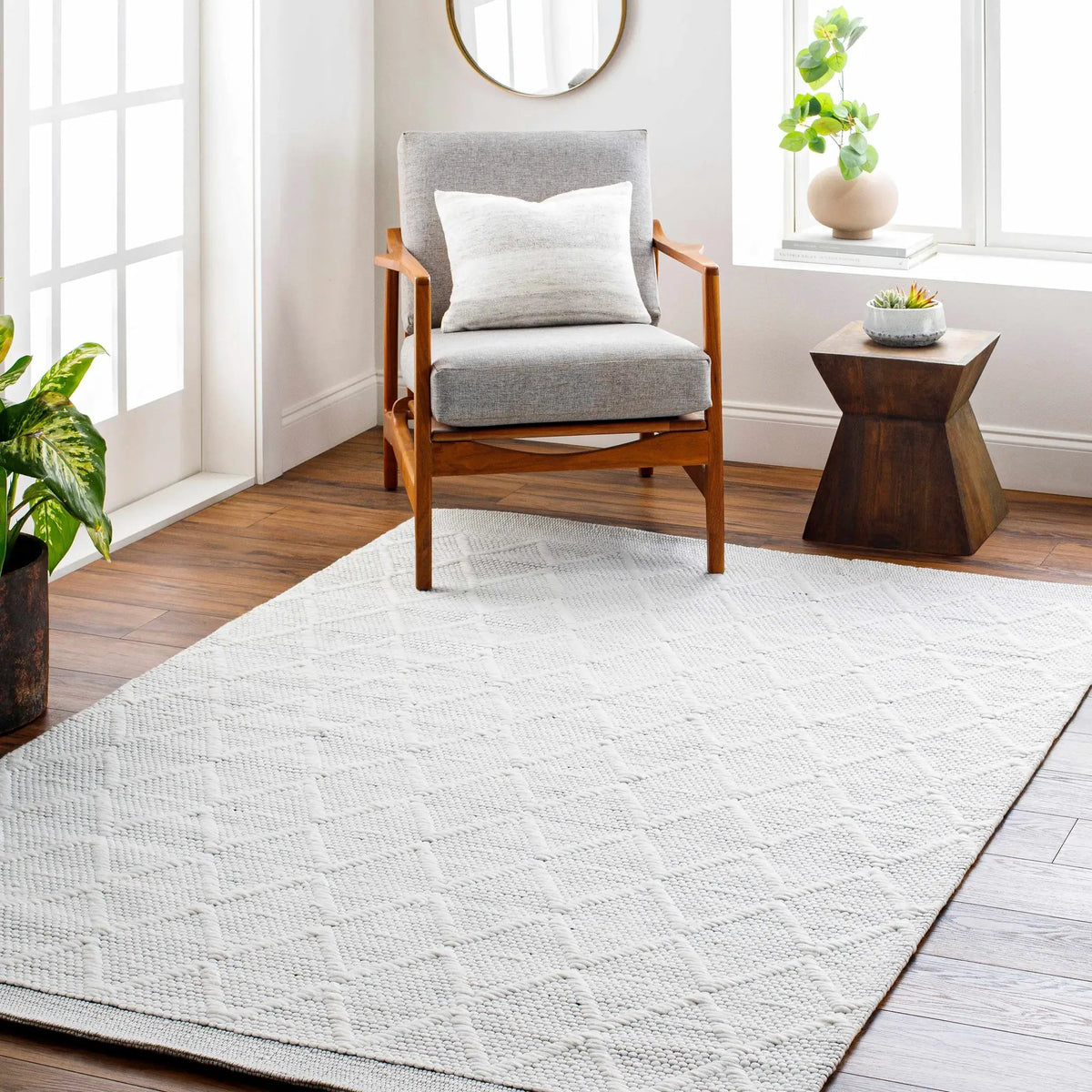Bartimaeus Area Rug - Clearance, installed in a room
