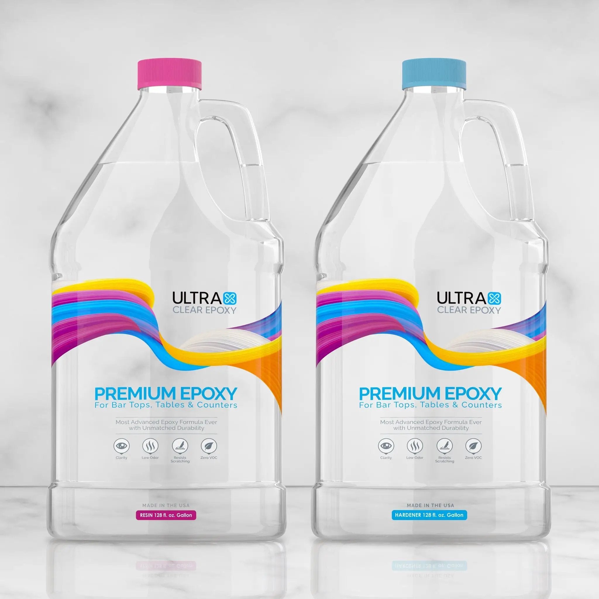 Bar Top and Table Top Clear Epoxy Resin 5 Gallons by UltraClear Epoxy