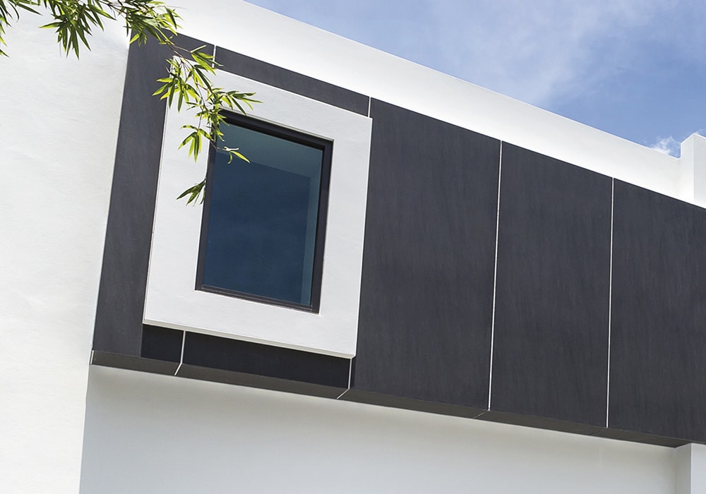 Basalt Black Sintered Stone Slab Matte Finish 125x63 room scene 2