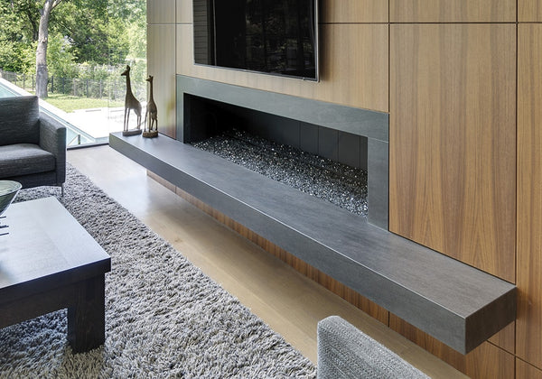 Basalt Grey Matte Sintered Stone Slab 125x63
