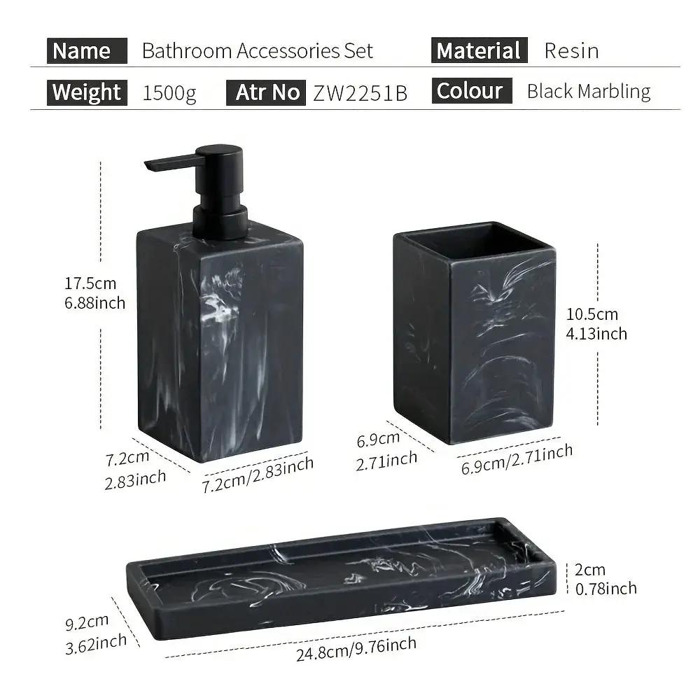 Bathroom Countertop - Marble Storage Set by House Of Avana