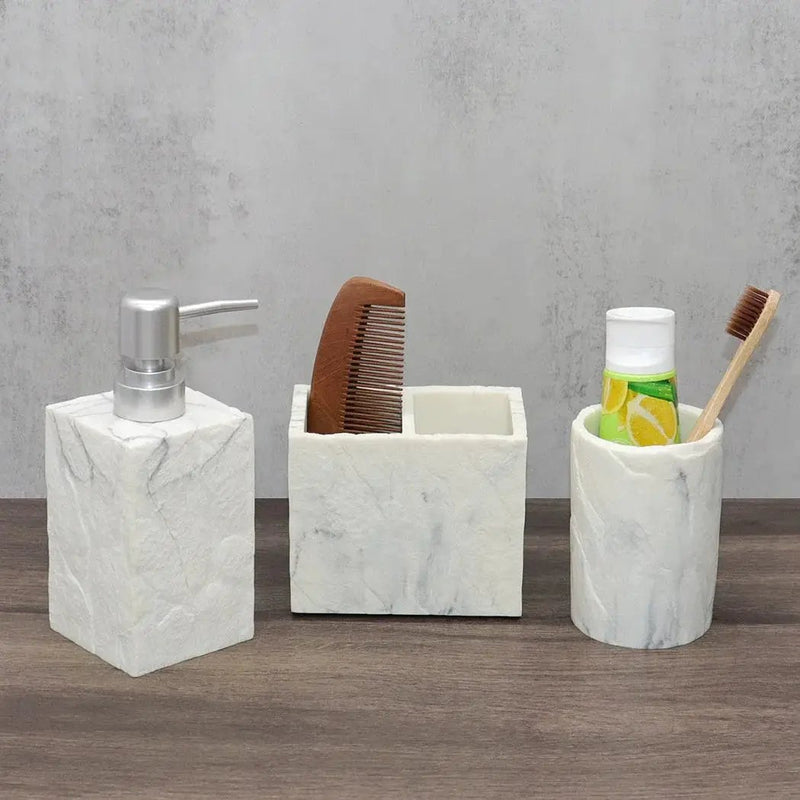 Bathroom Essentials - Creamy Beige Stone by House Of Avana