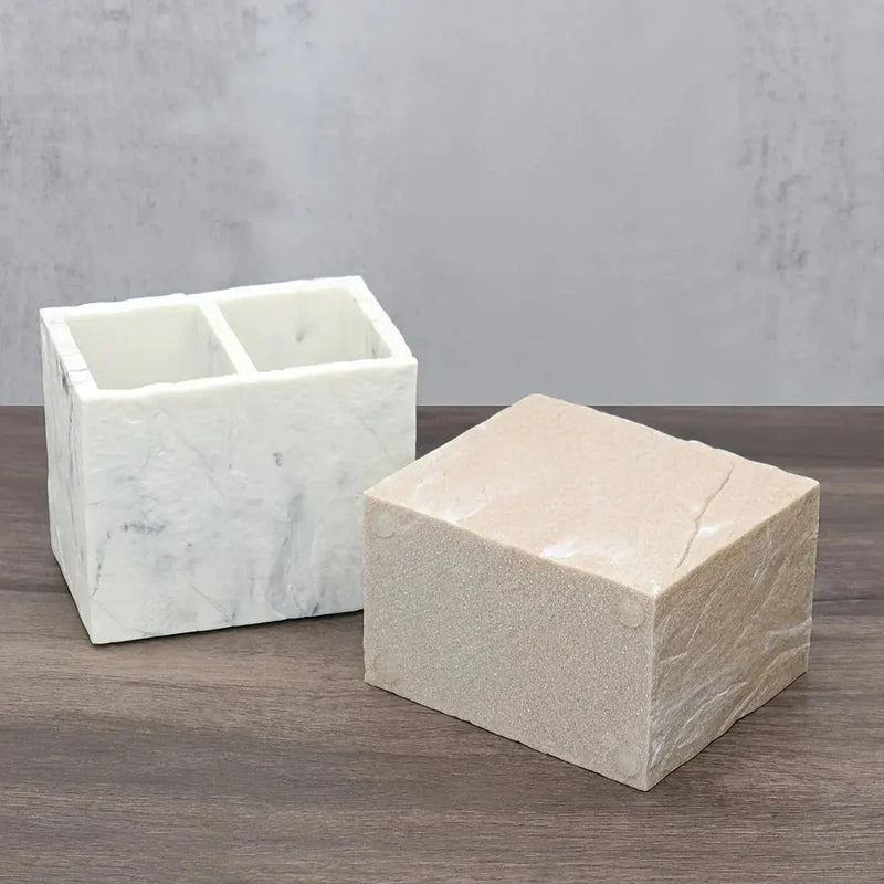 Bathroom Essentials - Creamy Beige Stone by House Of Avana