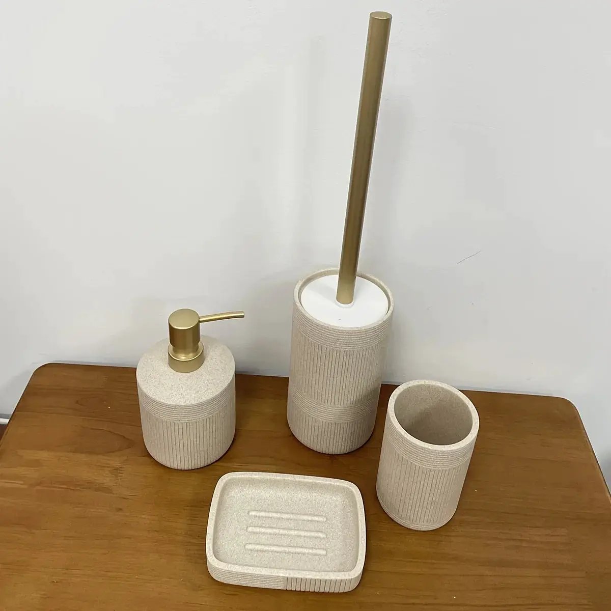 Bathroom Organizer - Modern Ceramic Set by House Of Avana