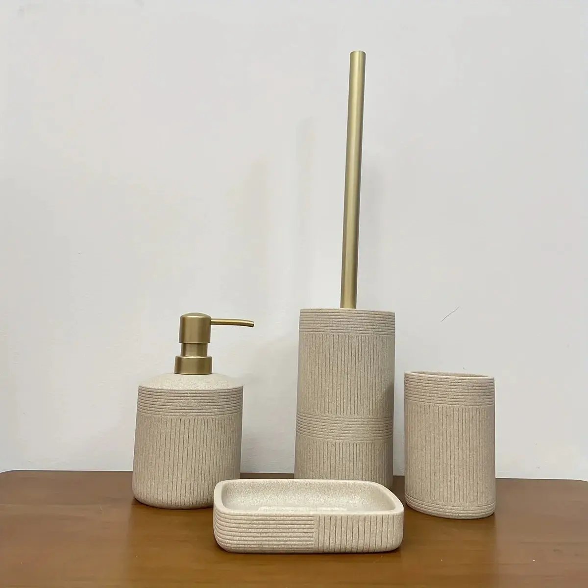 Bathroom Organizer - Modern Ceramic Set by House Of Avana