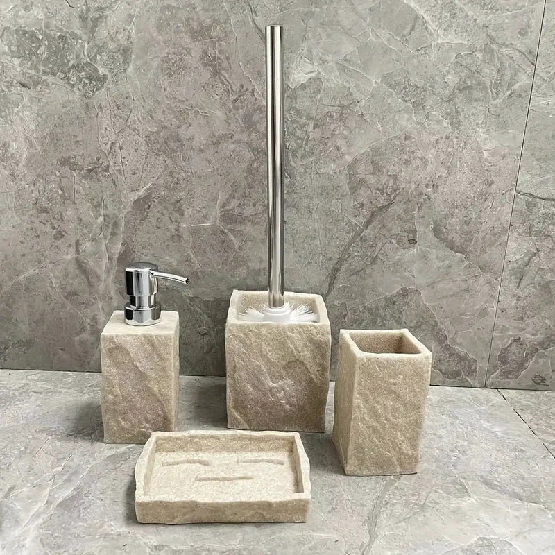 Bathroom Set - Classic Granite Effect by House Of Avana