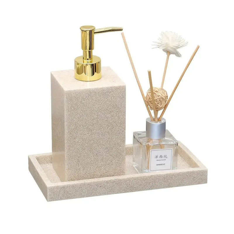 Bathroom Set - Elegant Sandstone by House Of Avana