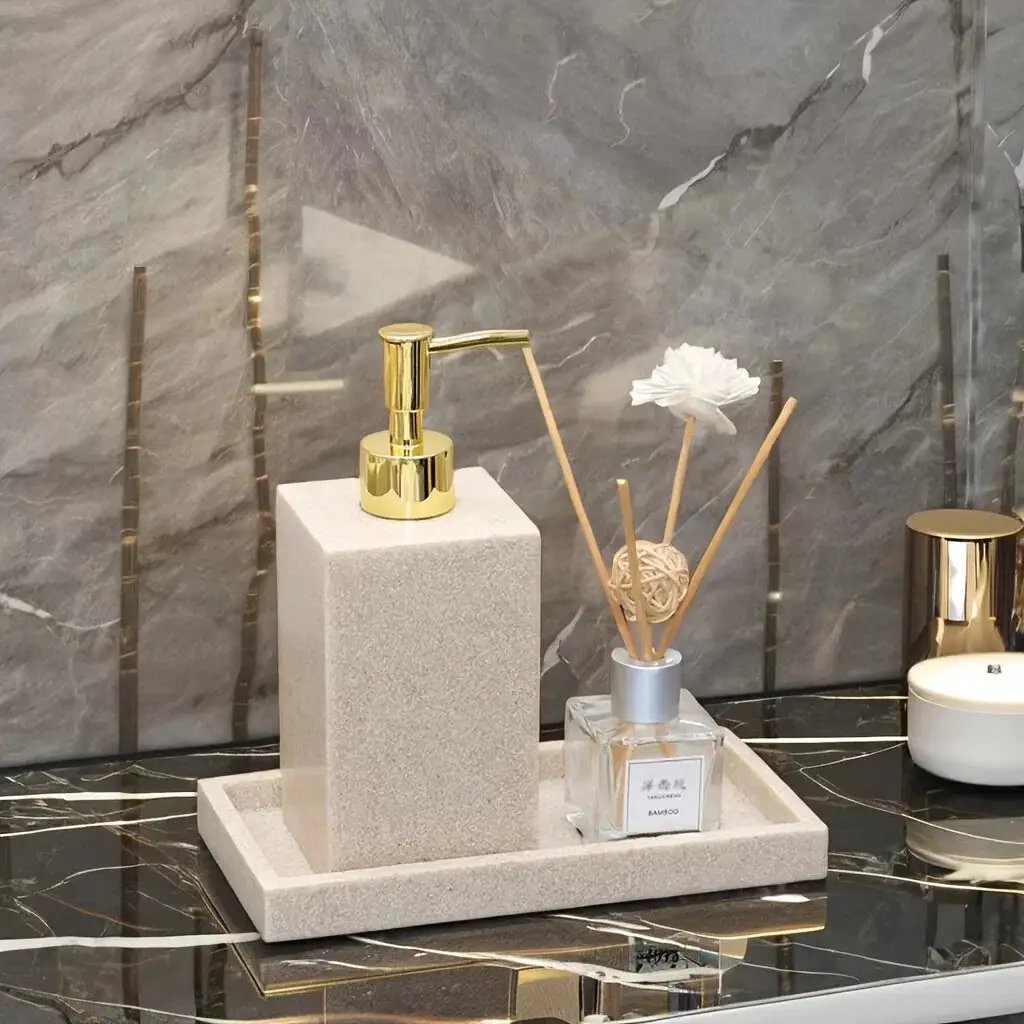Bathroom Set - Elegant Sandstone by House Of Avana