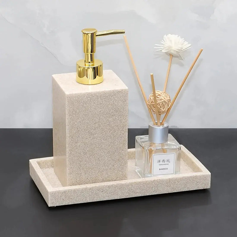 Bathroom Set - Elegant Sandstone by House Of Avana