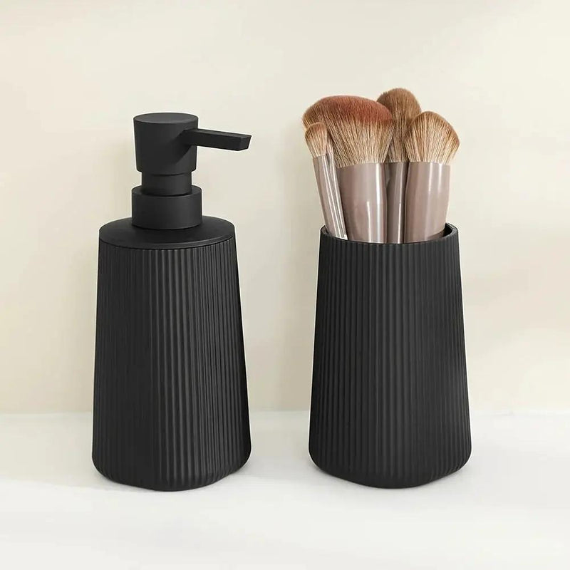 Bathroom Set - Modern Plastic 2pcs by House Of Avana