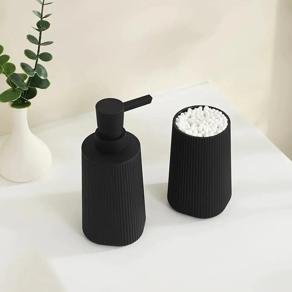 Bathroom Set - Modern Plastic 2pcs by House Of Avana