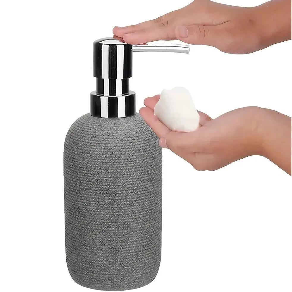 Bathroom Set - Natural Gray Stone 5pcs by House Of Avana