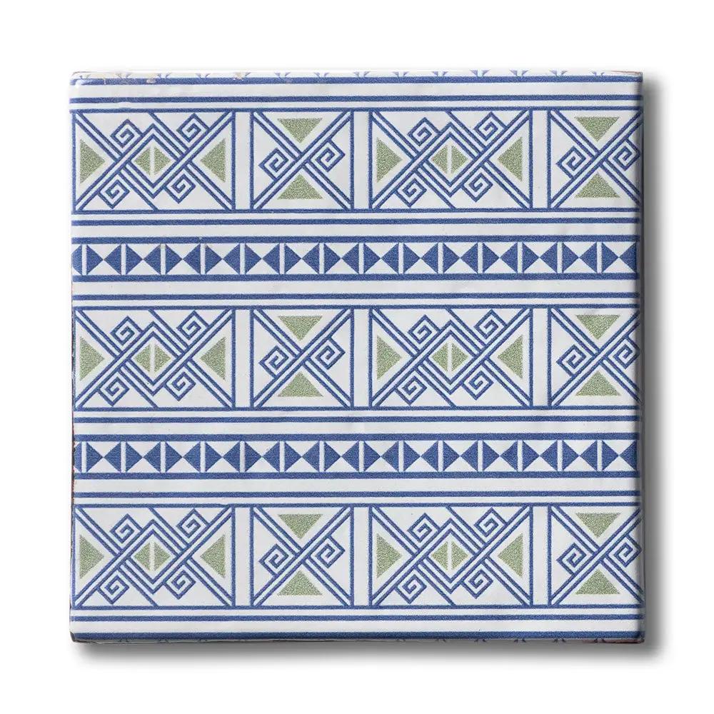 Batik 3 Square 1/2 Glazed Terracotta Tiles 6x6 by Stonetiledepot
