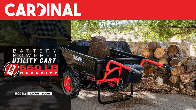 Heavy Duty Electric Utility Cart 40V Battery-Powered Wheelbarrow 660-lb. Bucket Capacity by Tomahawk Power