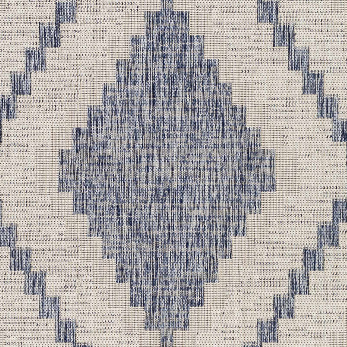 McCrory Pale Blue Flat Outdoor Rug - Clearance, sample swatch