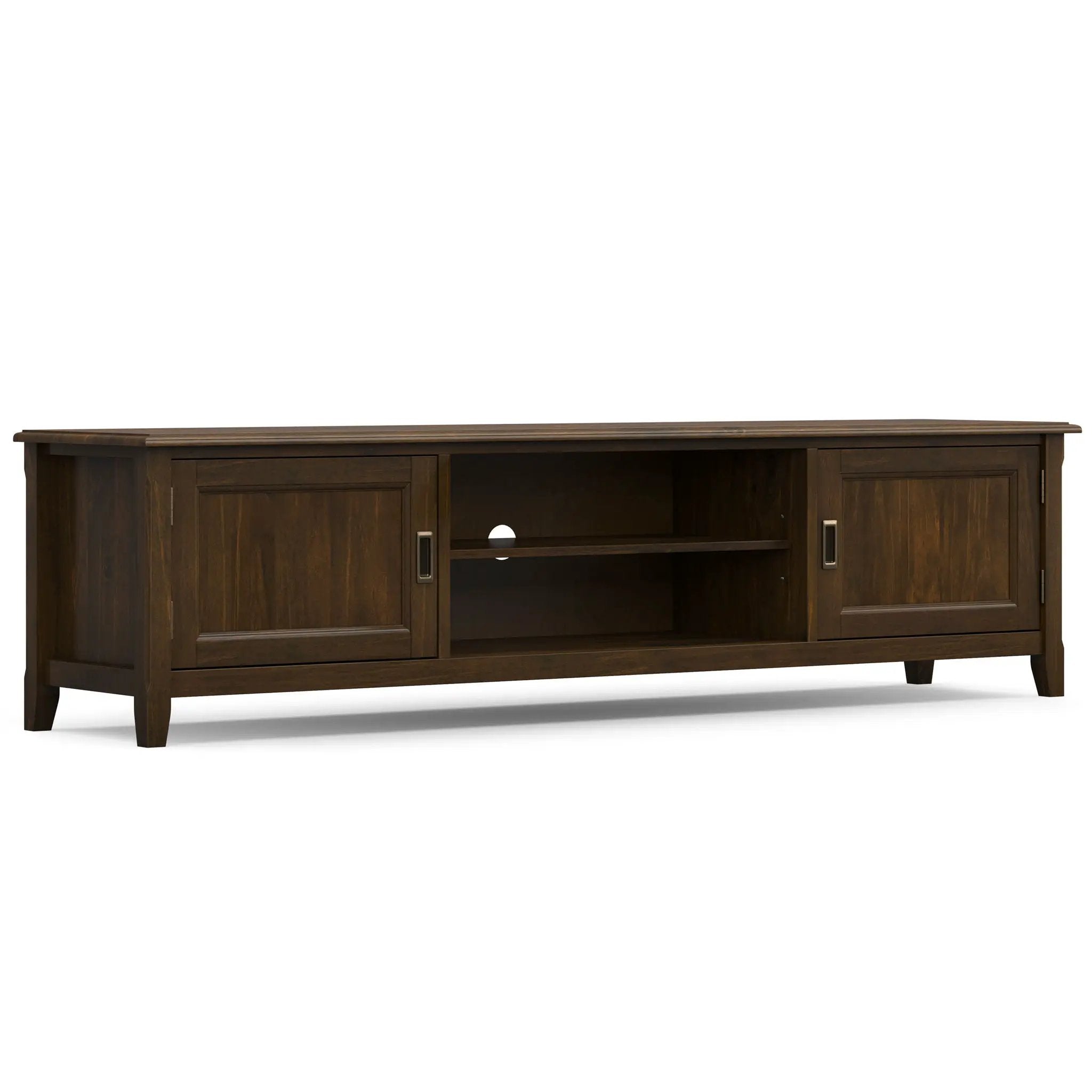 Burlington - Low TV Media Stand - Mahogany by Unique Piece Furniture