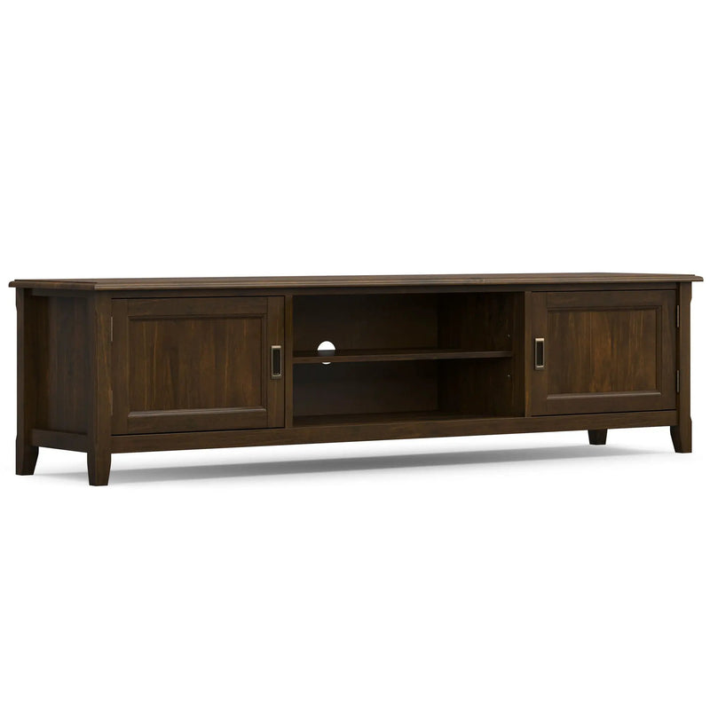 Burlington - Low TV Media Stand - Mahogany by Unique Piece Furniture