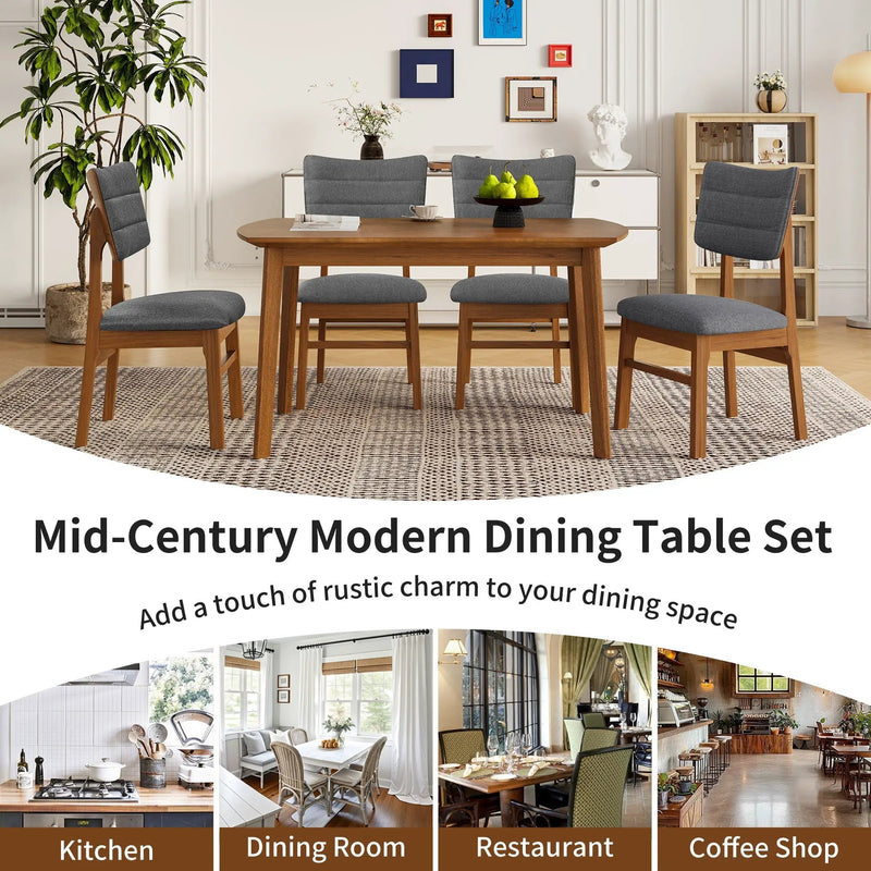Mid Century Modern Dining Table by HouseOfZazla