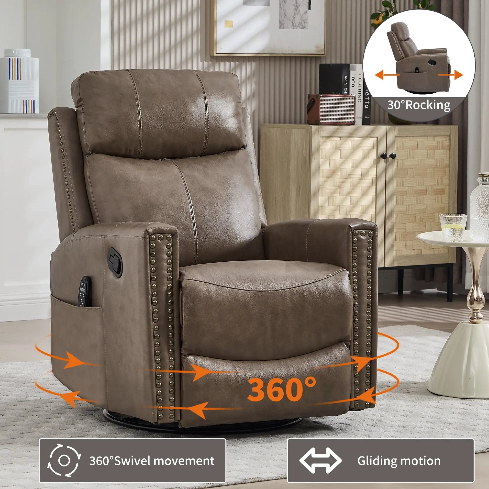 Comfortmax Camel Recliner by HouseOfZazla