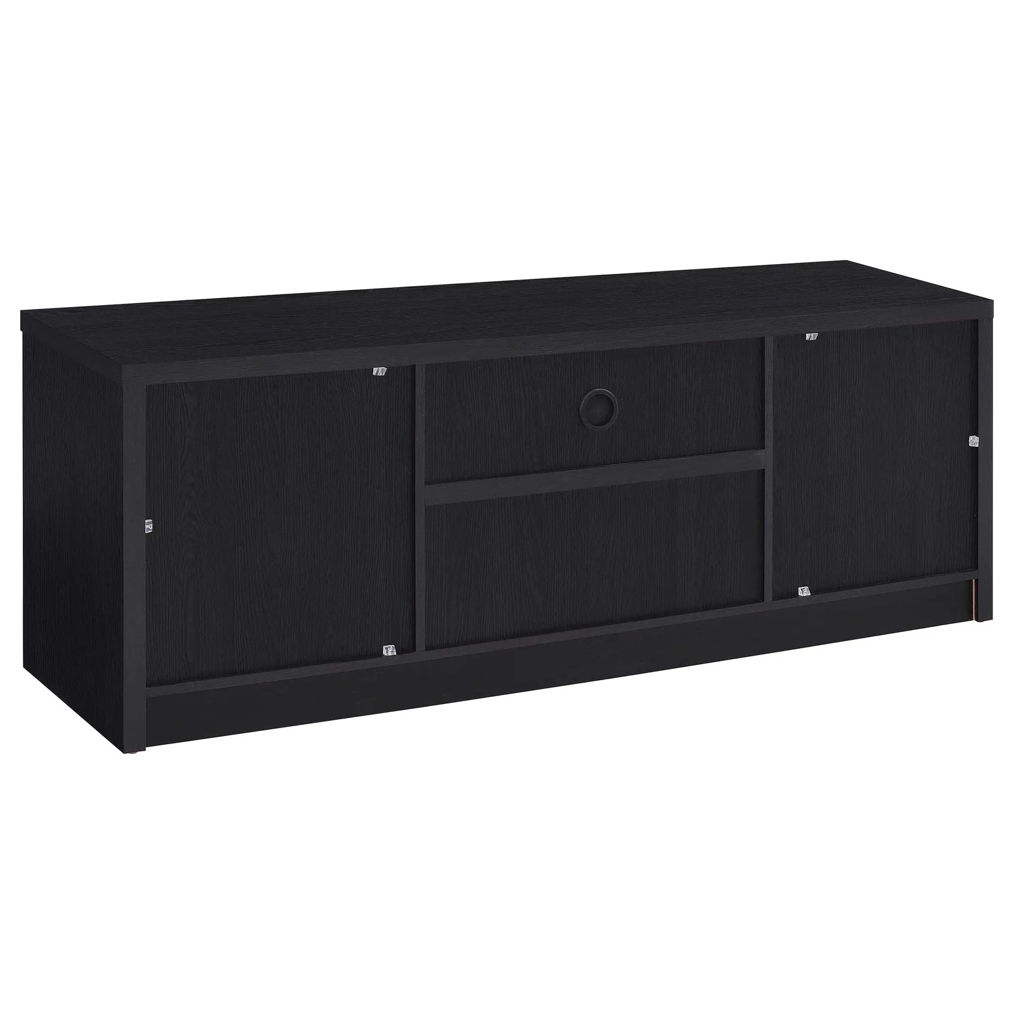 Winfield 3-piece Entertainment Center 60-inch TV Stand Black by Unique Piece Furniture
