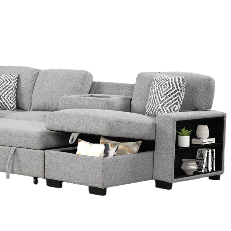 Cairo - Sectional With Pullout Sleeper by HouseOfZazla