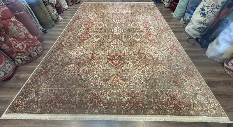 10x14 Karastan Empress Kirman Rug #700/719, Vintage Wool Discontinued Karastan by Jewel Rugs