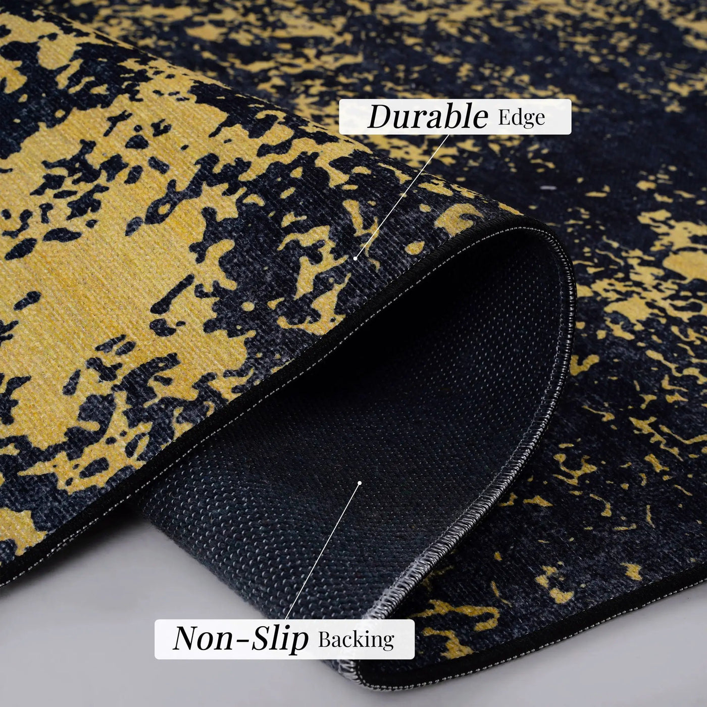 Maval - Abstract Washable Area Rug by HouseOfZazla