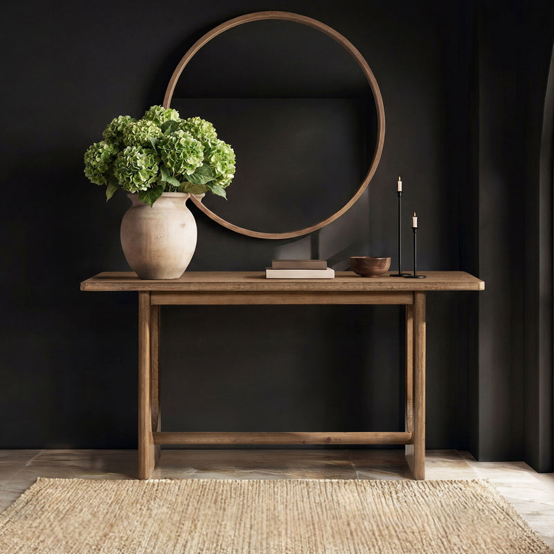 Turnkey - Trestle Console Table - Antique Brown by HouseOfZazla