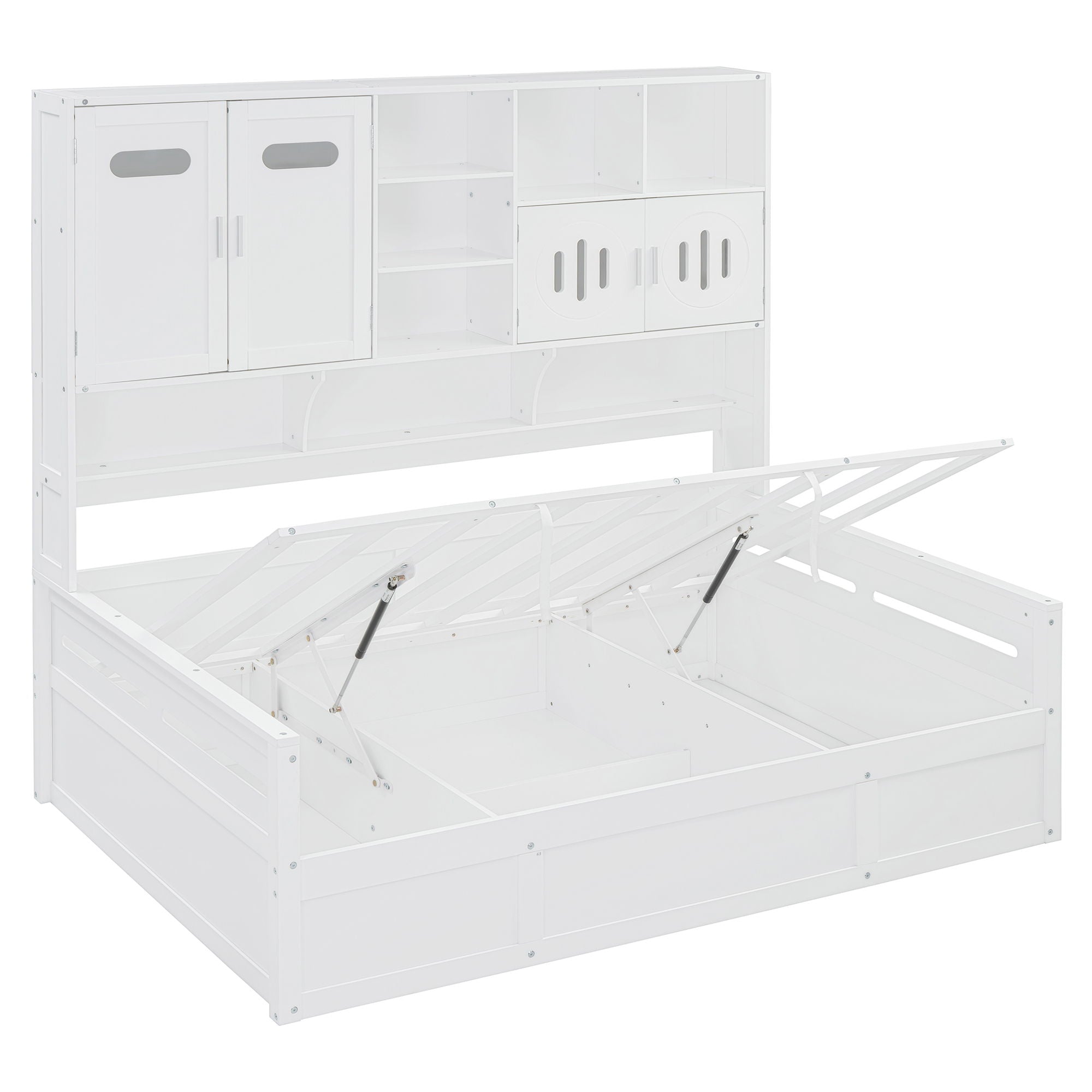 Daybed With All-In-One Cabinet And Shelf by HouseOfZazla