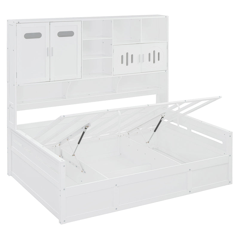 Daybed With All-In-One Cabinet And Shelf by HouseOfZazla