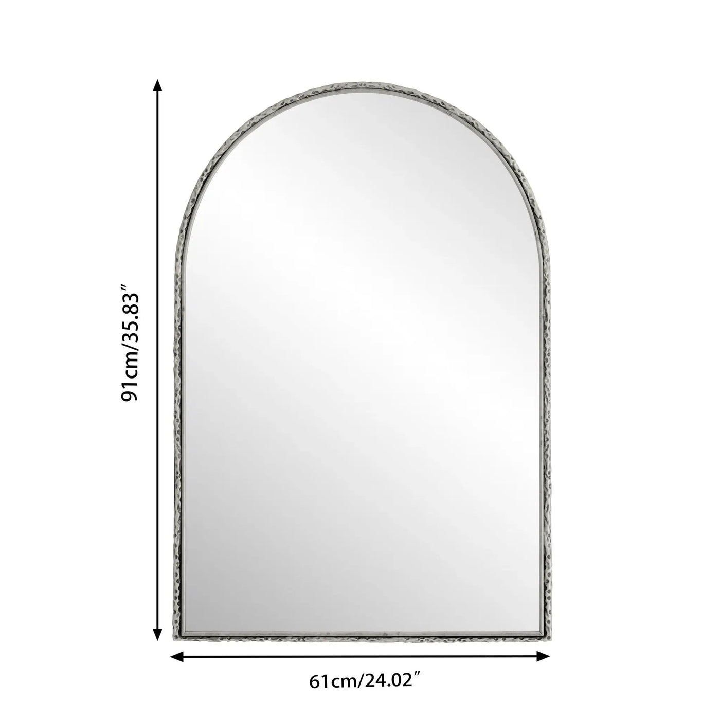 Arched Mirror With Shatterproof Glass by Unique Piece Furniture