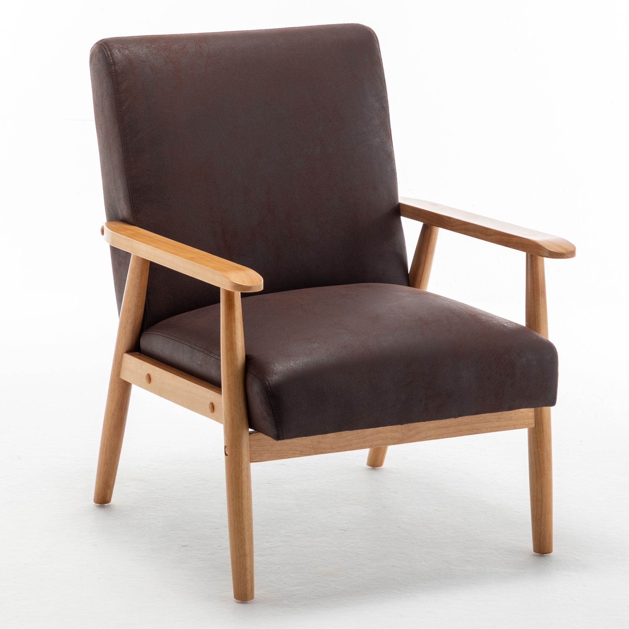 Wide Classic Mid-Century Modern Arm Chair by HouseOfZazla