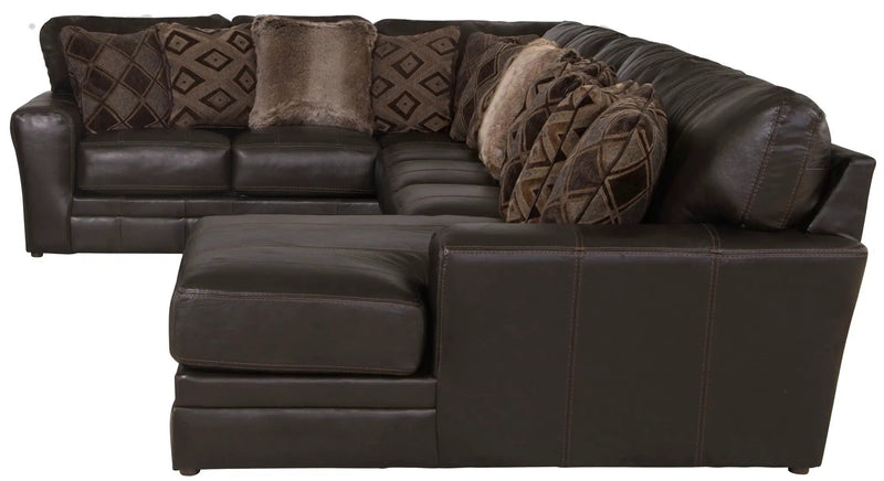 Denali - Italian Leather Match Sectional by Unique Piece Furniture