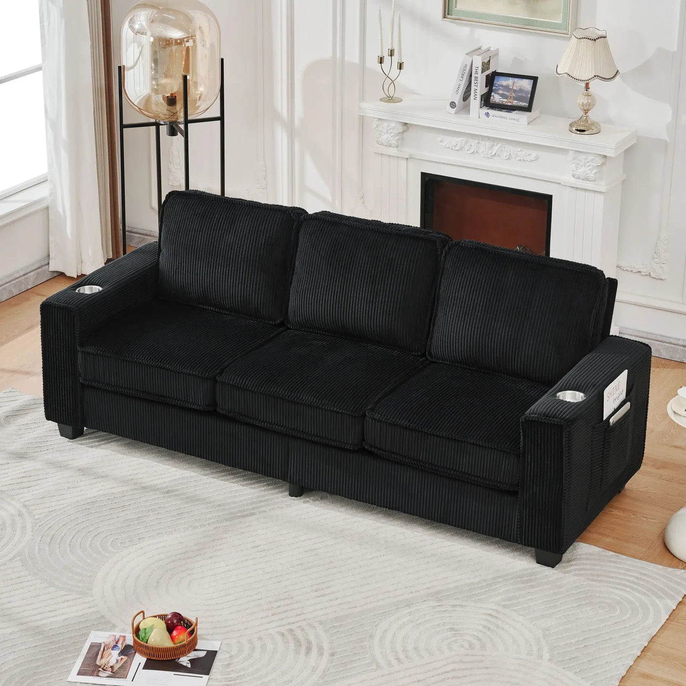 3 Seater Compact Sofa For Living Room by Unique Piece Furniture