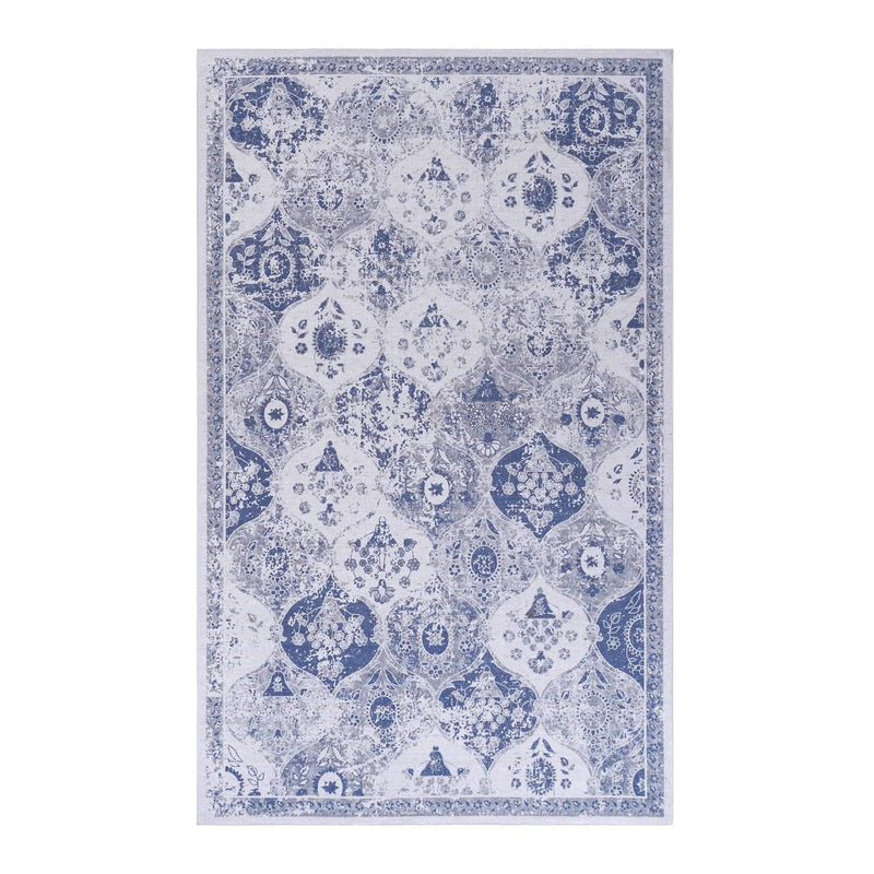 Maval - 6' X 9' Washable Area Rug - Blue by Unique Piece Furniture
