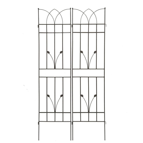 Metal Garden Trellis Rustproof For Climbing Plants Outdoor Flower Support