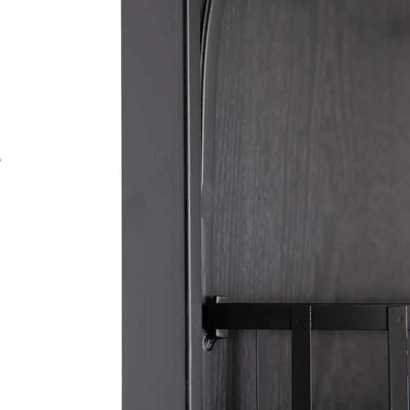 Full Length Standing Mirror, 360° Swivel Floor Mirror For Bedroom - Black by HouseOfZazla